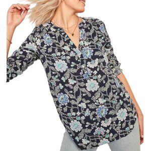 Old Navy Floral Lightweight Popover Tunic Size Medium NWT